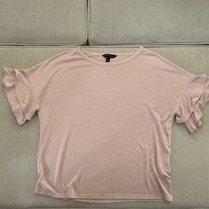 Banana Republic Pink Ruffle Sleeve Top